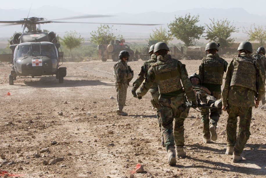 Militairen ongeval tijdens een missie